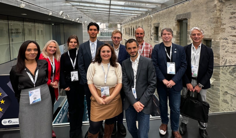 L'équipe de la délégation wallonne à la EU Cyberweek 2025 